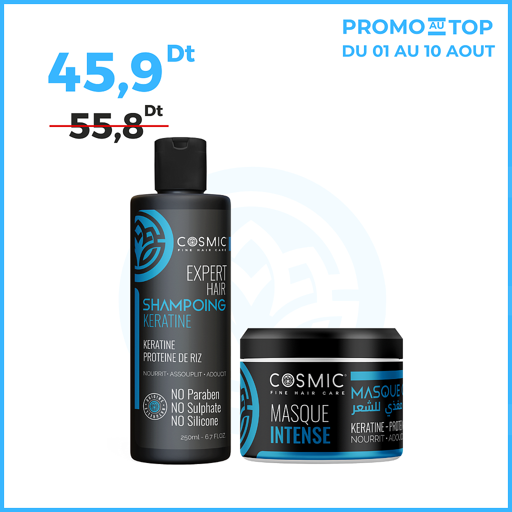 Pack Shampoing keratine + Masque keratine (PROMO