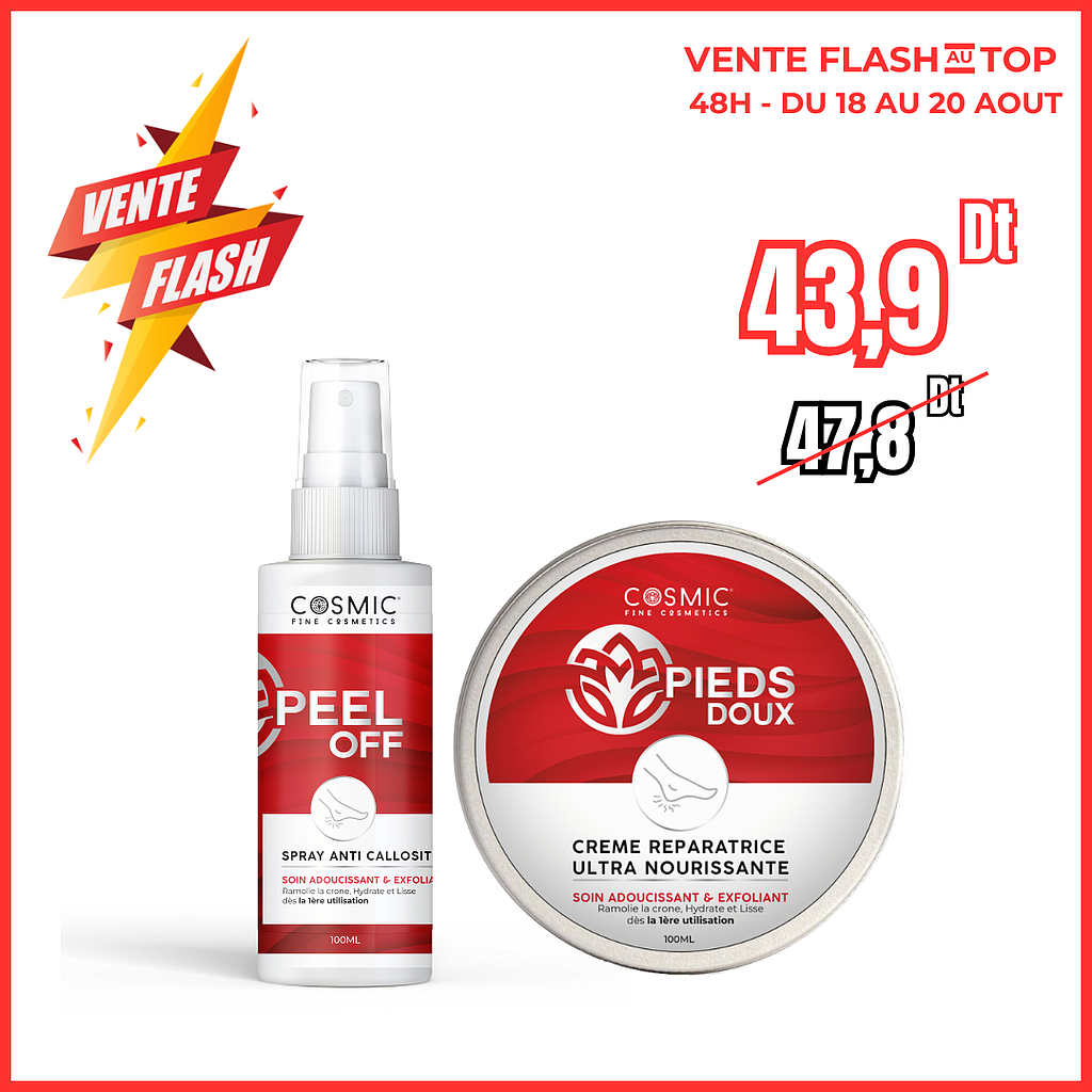 Pack PEEL OFF + PIEDS DOUX  (vente flash)