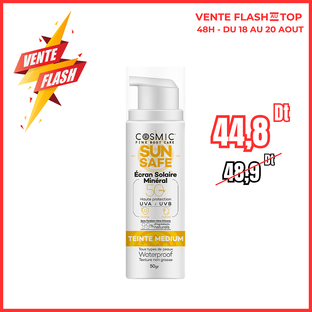 Ecran Solaire Minéral - Teinte MEDIUM (vente flash))