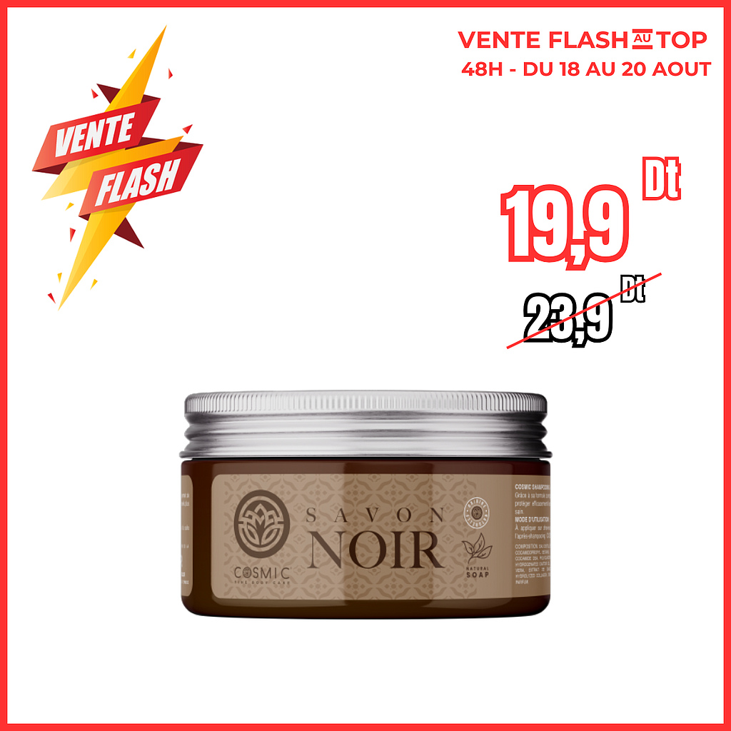 Savon Noir Cosmic (vente flash)