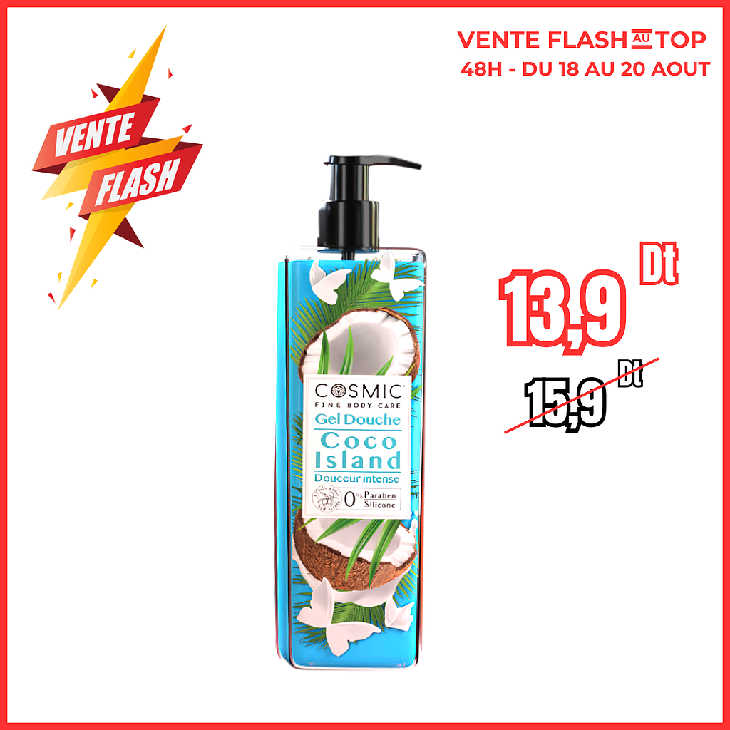 Gel Douche Coco Island (vente flash )
