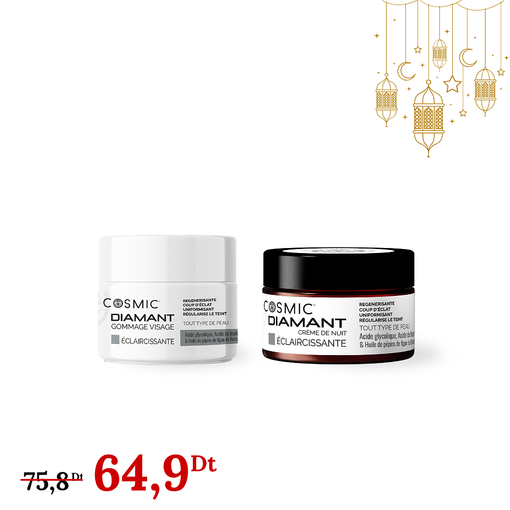 Pack Gommage &amp; Crème de Nuit DIAMANT (Ramadan Deal)