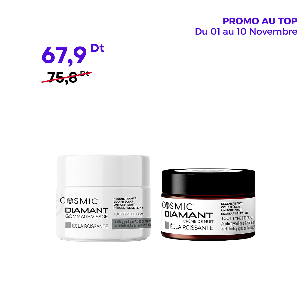 Pack Gommage + Crème de nuit DIAMANT (PROMO)