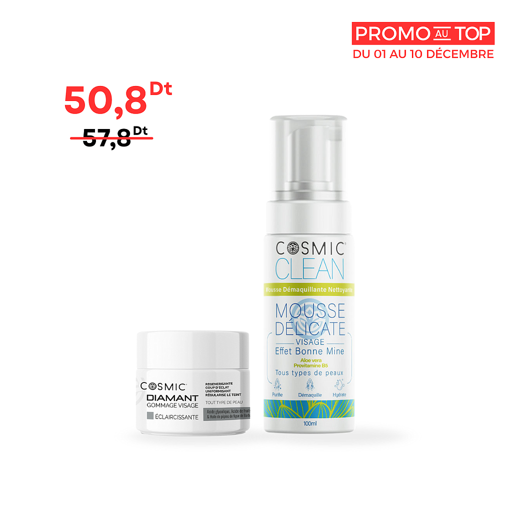 Pack Mousse Délicate +  Gommage DIAMANT (PROMO)