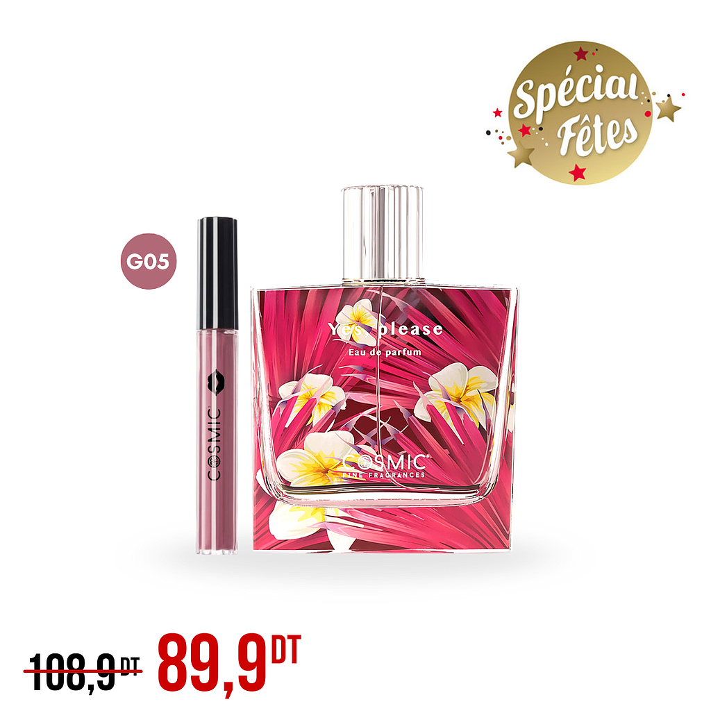 Pack Parfum Yes, Please + Gloss 05 (Promo Fin d'Année)