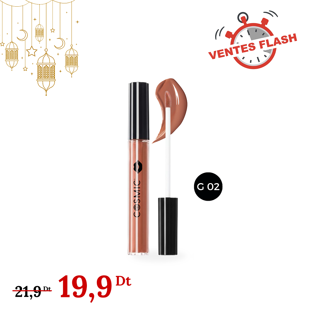 Lip Gloss Matte G02 (VENTE FLASH)