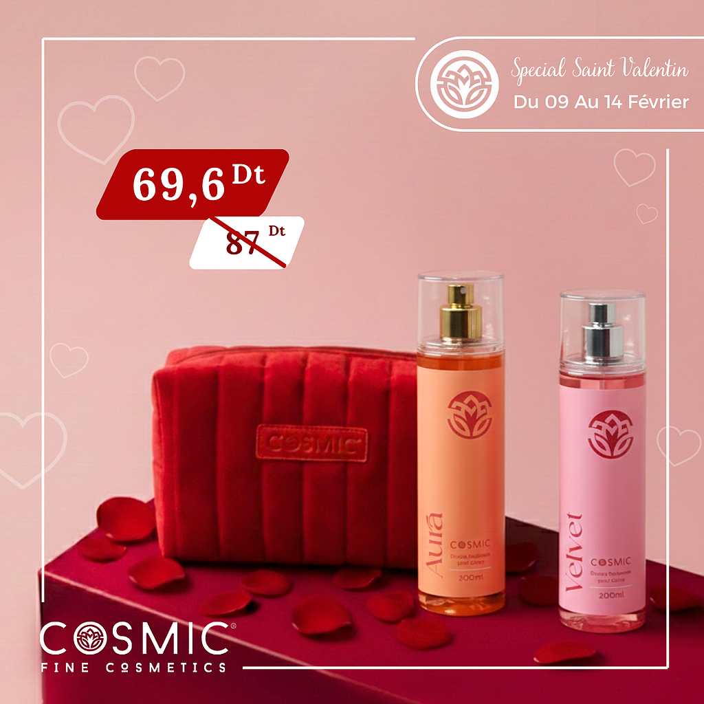 Pack Brume Velvet, Brume Aura + Trousse