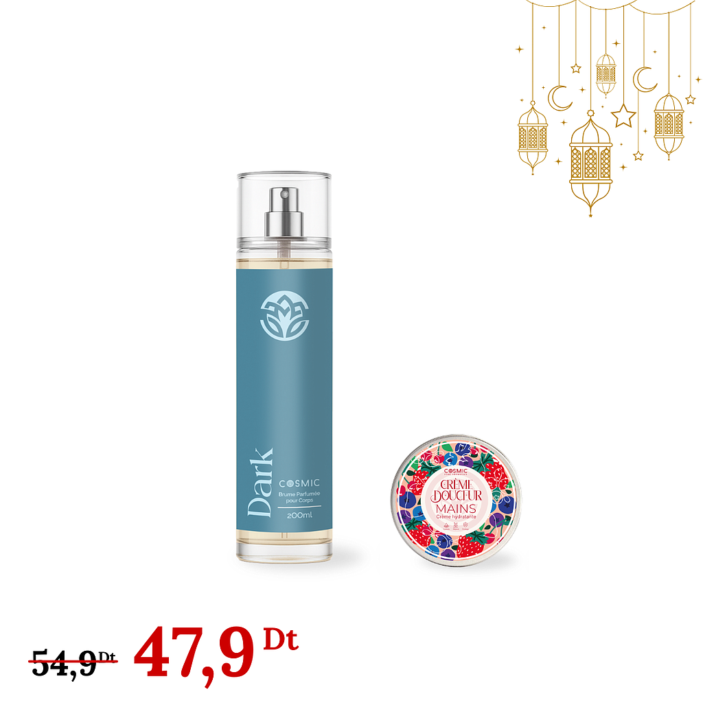 Pack Brume Parfumée Dark &amp; Crème à Mains (Ramadan Deal)