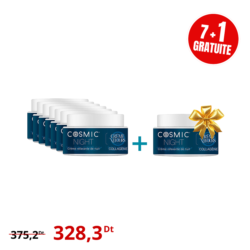 Pack Crème Velours Night (7+1GRATUITE)