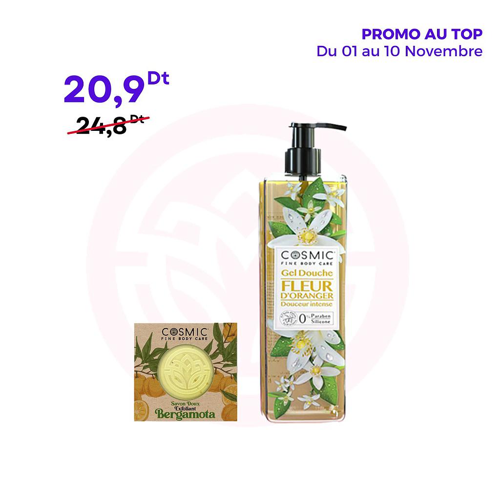 Pack Gel douche Fleur D'oranger + Savon Doux Bergamota (PROMO)