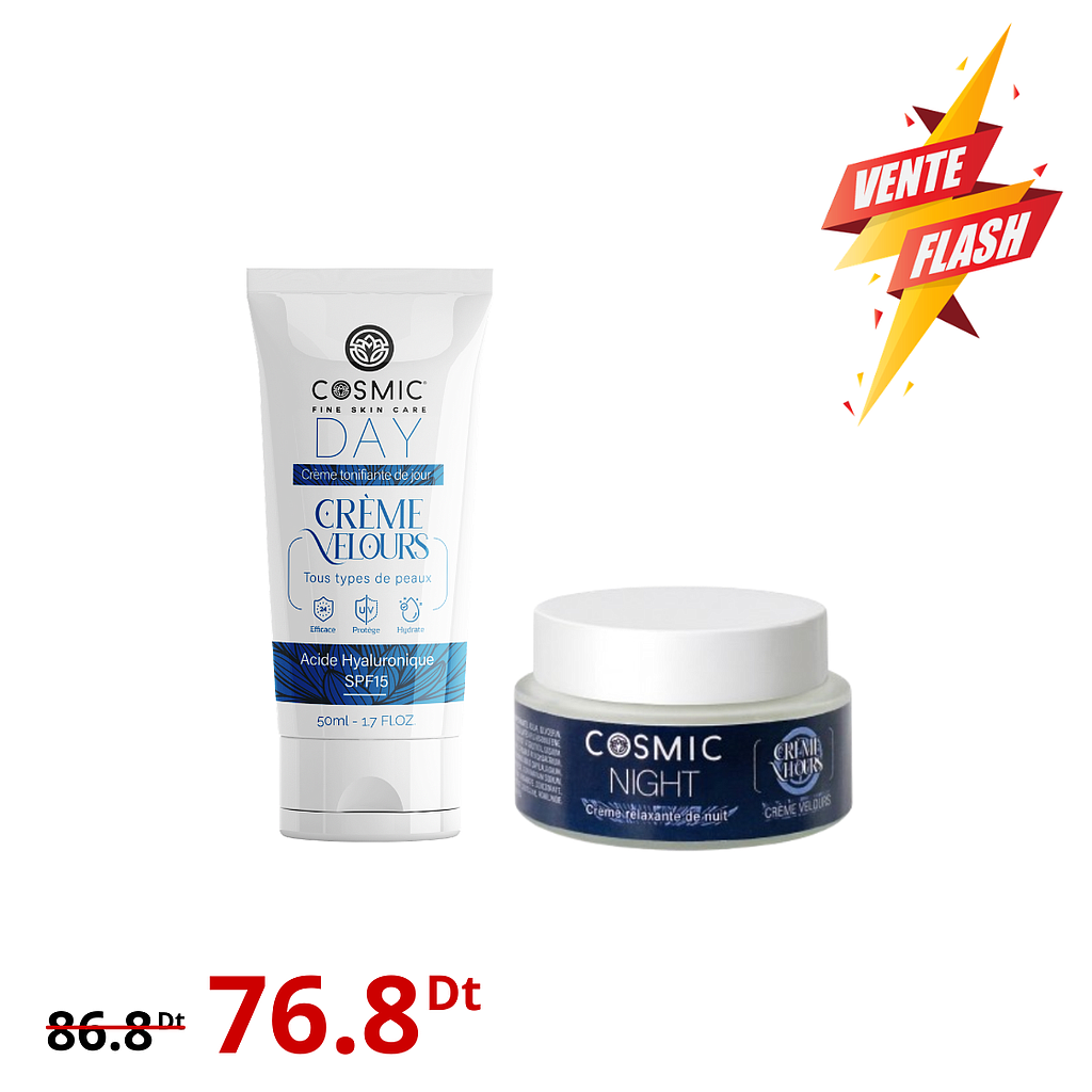 Pack Crème Velours DAY + Crème Velours NIGHT (VENTE FLASH)