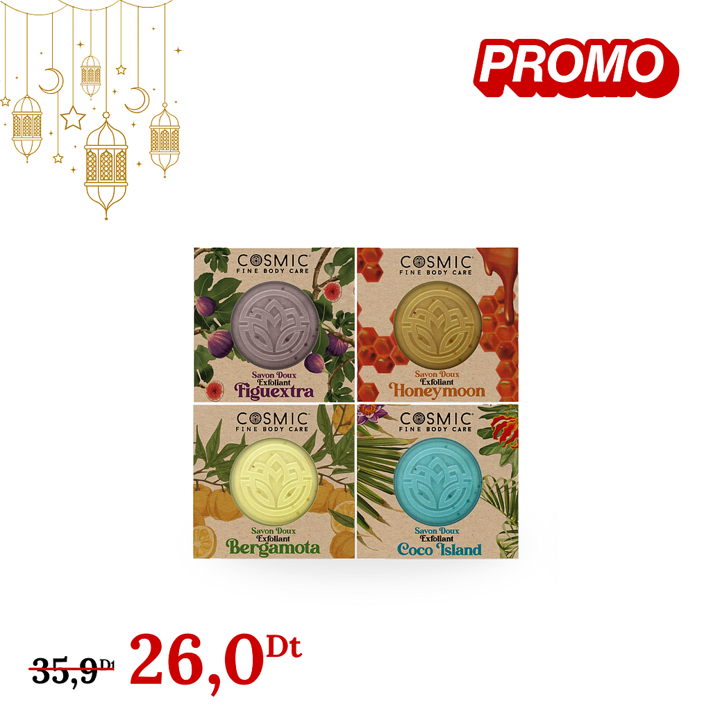 Pack 4 Savons Doux (PROMO)