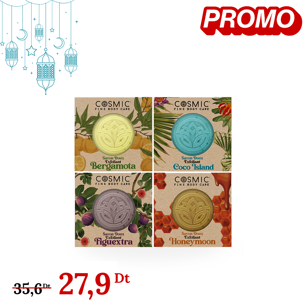 Pack 4 Savons Doux (PROMO)