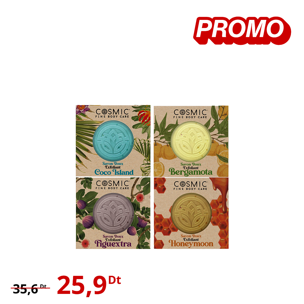 Pack 4 Savons Doux (PROMO)