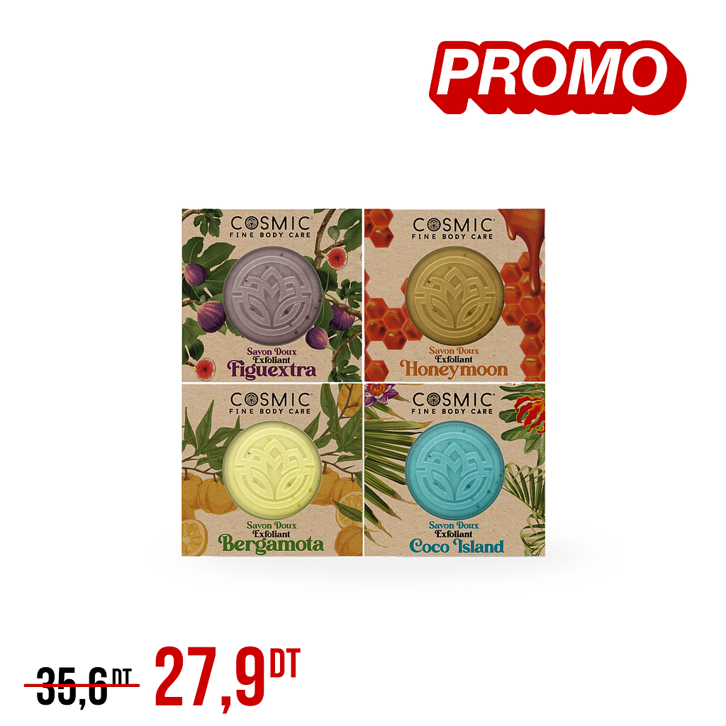 Pack 4 Savons Doux (PROMO)