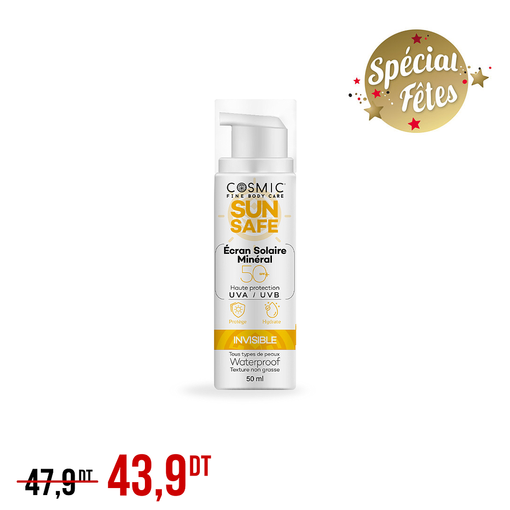 Écran Solaire Minéral Invisible (Promo Fin d'Année)