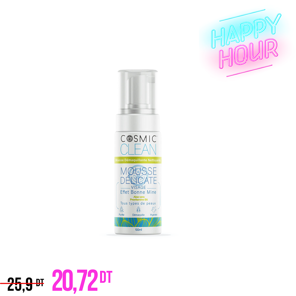 Mousse Clean - Nettoyante Démaquillante (HAPPY HOUR)