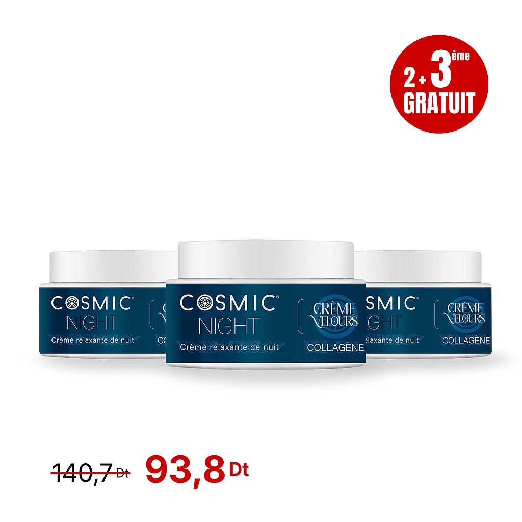 2 Pack Crèmes Velours Night + 3ème GRATUITE